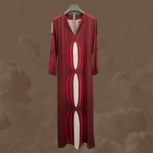 Vestido" Menfis" granate