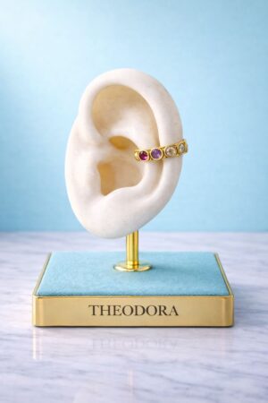 Plata 925 Earcuff "Arcoiris"