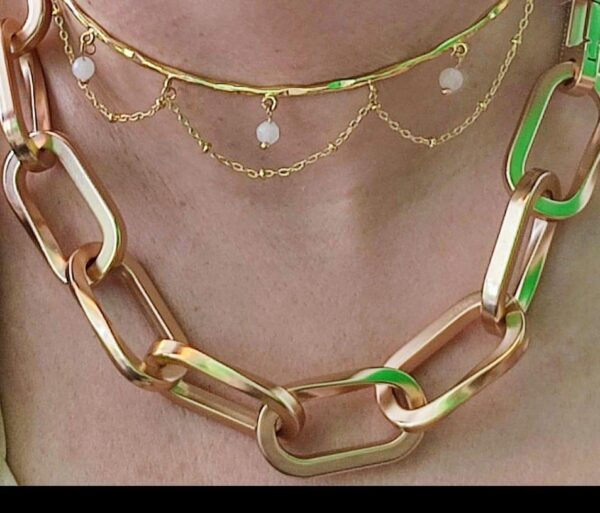 Chocker Goa piedras blancas - Imagen 3