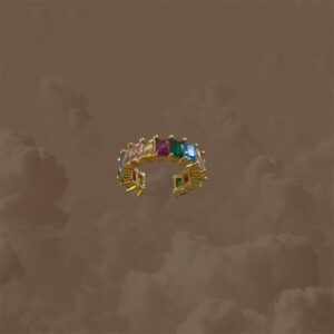 Plata 925 Earcuff "Arcoiris"