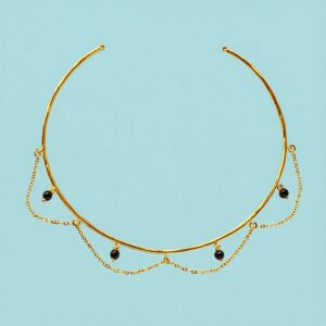 Choker Goa piedras negras