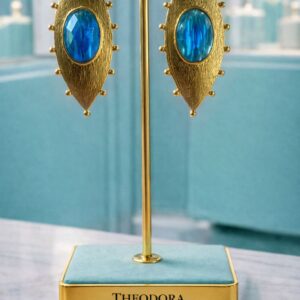 Pendiente Indigo Azul