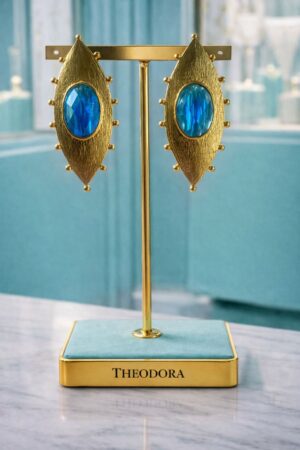 Pendiente Indigo Azul