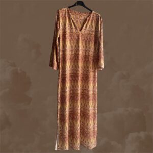 Vestido Jackie  mostaza claro