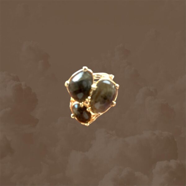 Anillo Ajustable con Labradorita