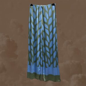Pantalon verde oliva-azul