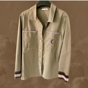Sobrecamisa verde caza luna
