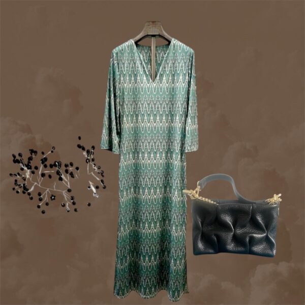 Vestido Jackie verde suave - Imagen 5