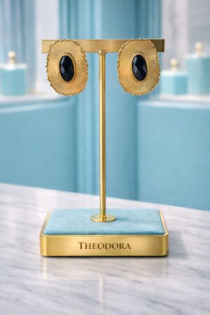 Pendiente "Aura negro"