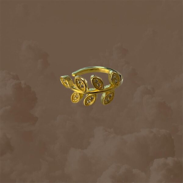 Plata 925 Ear cuff  "Oliva"
