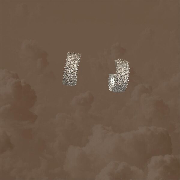 Plata 925 Pendiente "Moonlight"