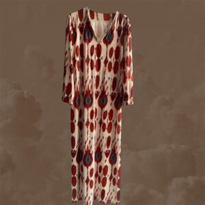 Vestido " Samarcanda" crudo