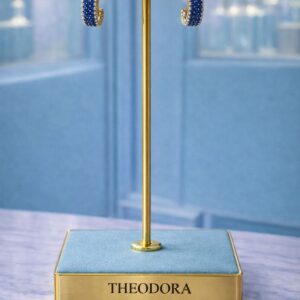 Plata 925 Pendiente "Midnight"