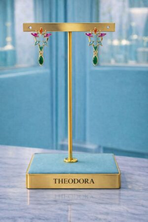 Plata 925 con baño de oro" Prisma de Oro"