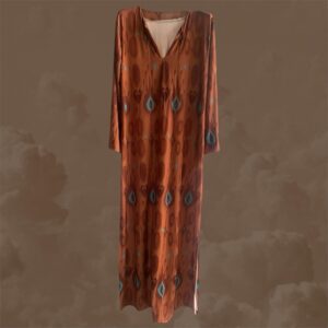 Vestido " Samarcanda" marrón