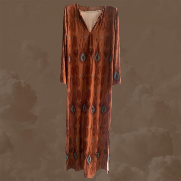 Vestido " Samarcanda" marrón