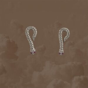 Plata 925 Pendiente "Ophidia"