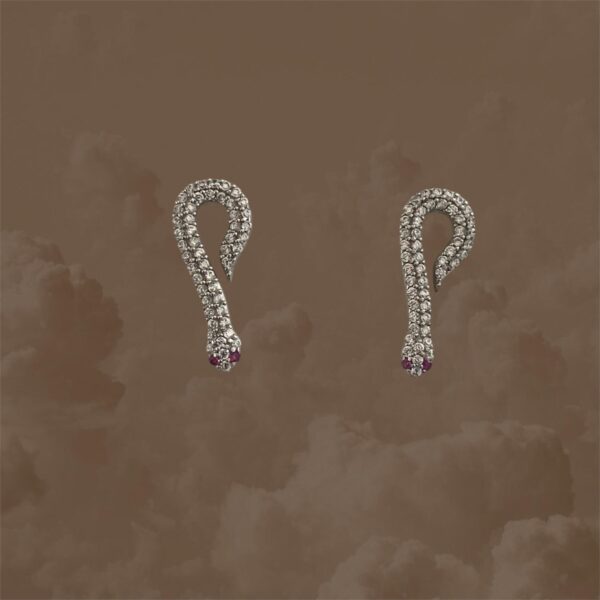 Plata 925 Pendiente "Ophidia"