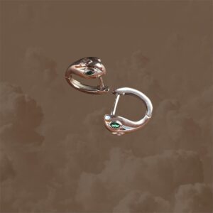 Plata 925 Pendiente "Serpiente"
