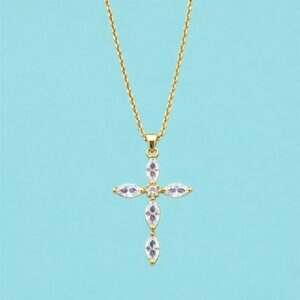 Cadena cruz " Valeria"