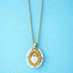 Cadena medalla del "Sagrado Corazón"